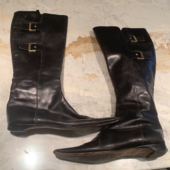 COCO CHANEL LONG BLACK BOOTS - Picture 2 of 7